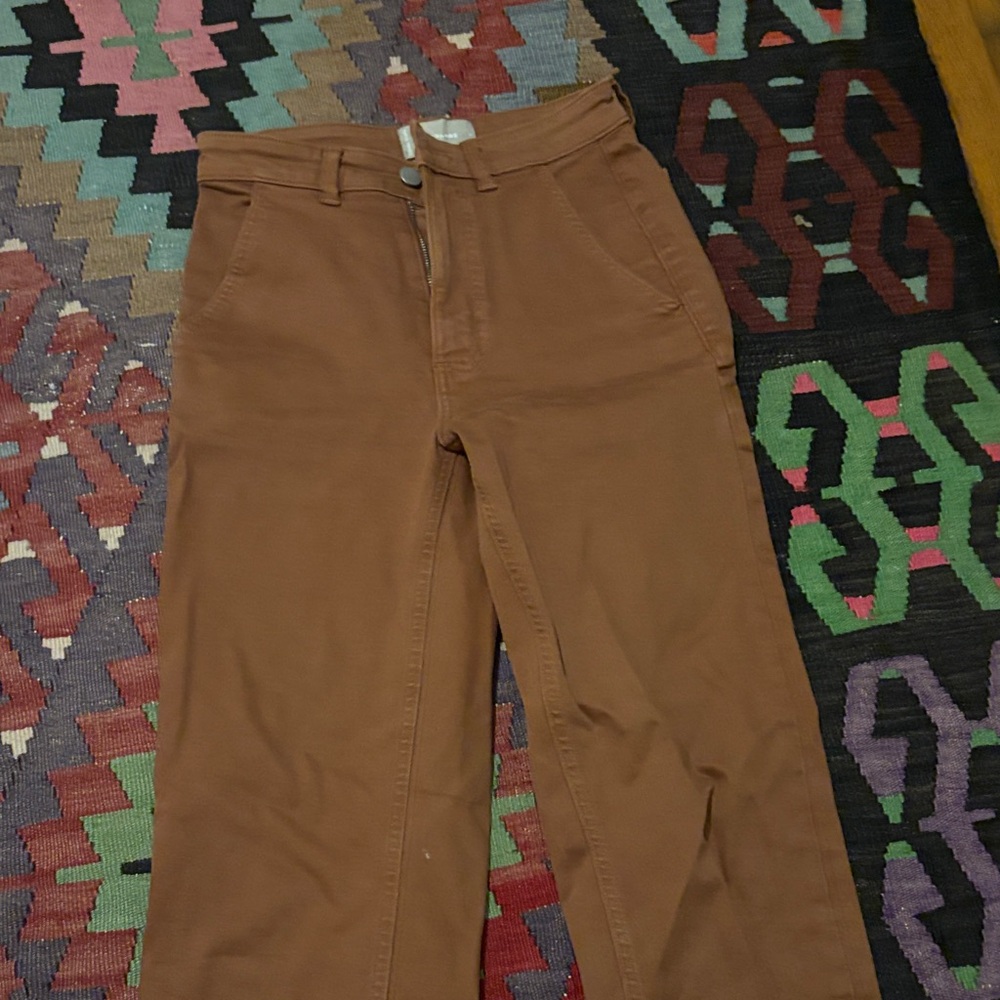 Everlane Women's Brown Cropped Pants